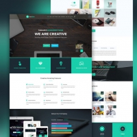 Creative Landing Page Template Free 