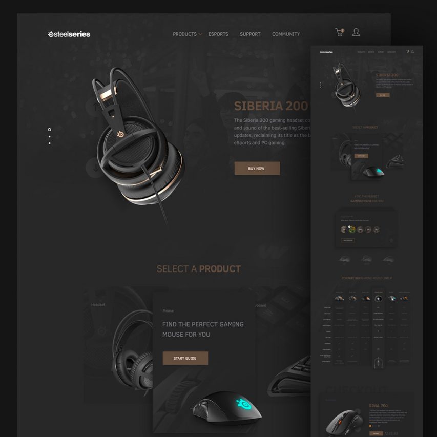 Computer Accessories Website Template Free