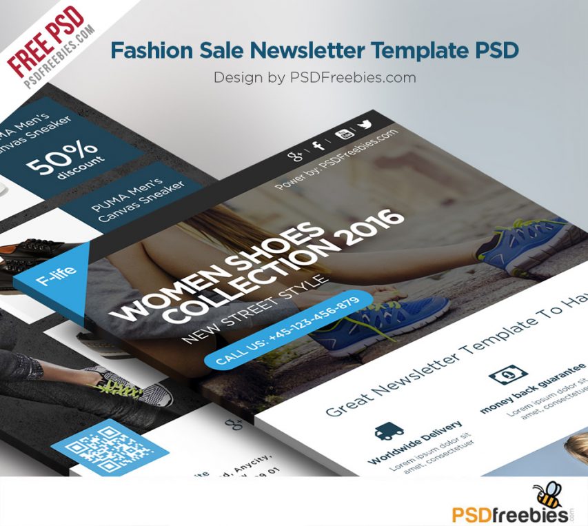 Fashion Sale Newsletter Free Template