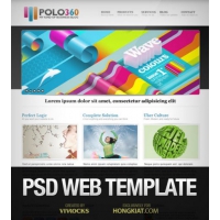 Polo360 Portfolio Site PSD