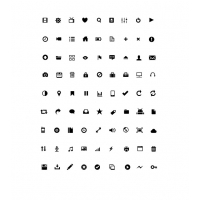 Small Glyph Icons