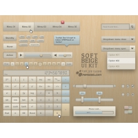 Soft Beige UI Kit
