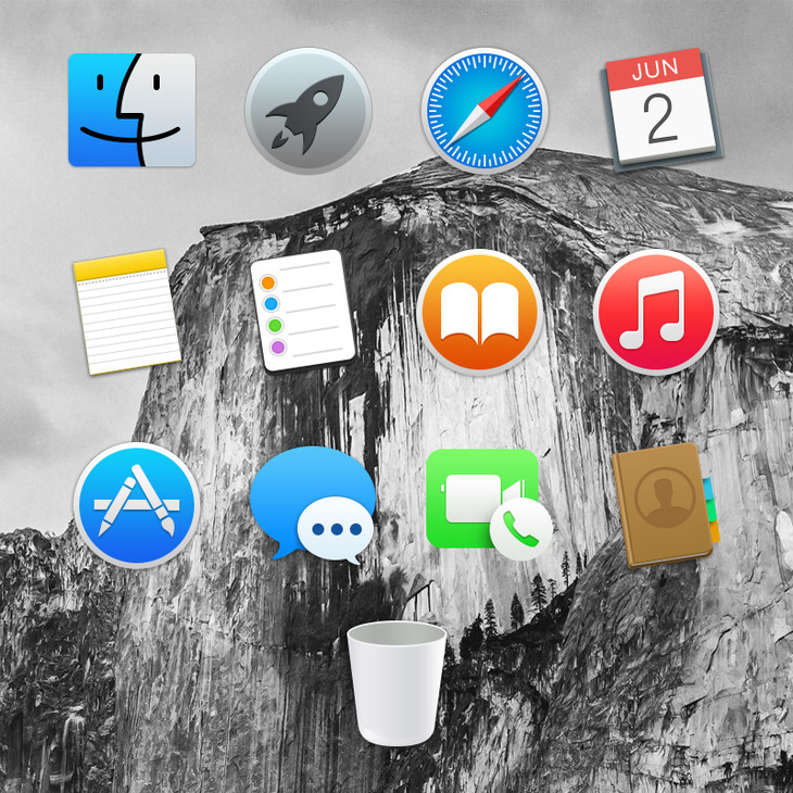 Yosemite Dock Icons