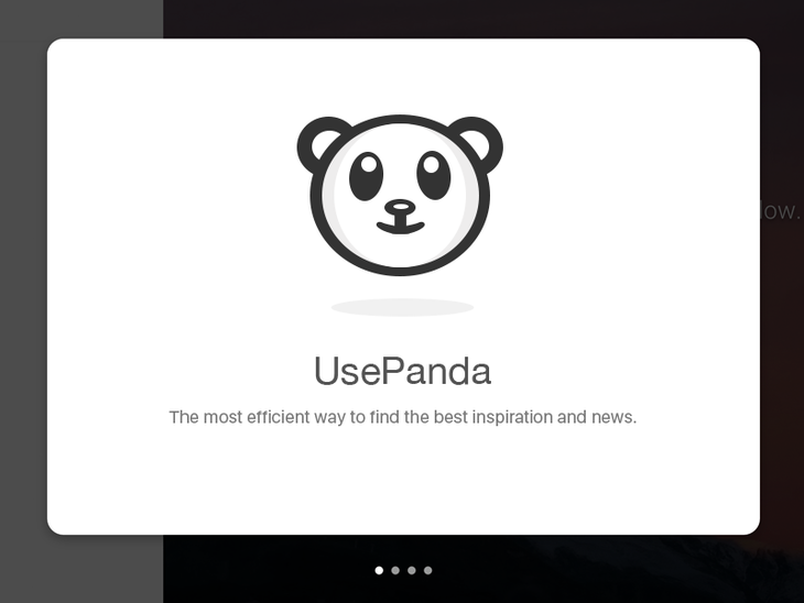 Panda Icon Free PSD