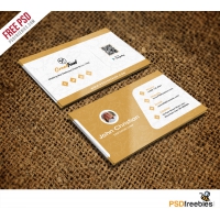 Restaurant Chef Business Card Template Free PSD