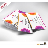 Creative and Colorful Business Card Free PSD