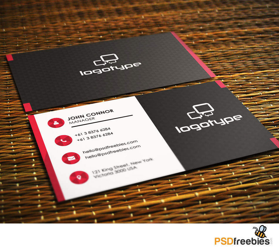 Free Corporate Business Card PSD Vol-1