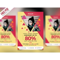 Fashion Sale Promotion Flyer PSD Template