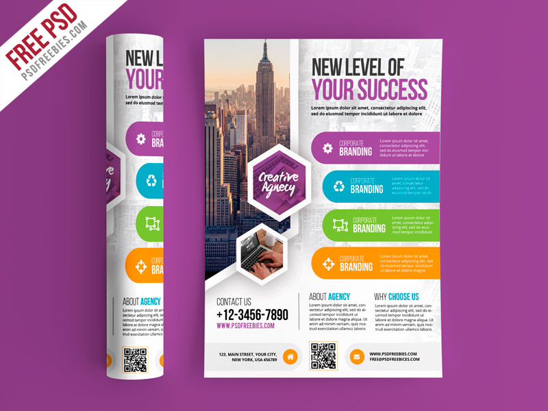 Multipurpose Business Flyer PSD Template