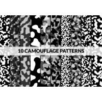 10 Camouflage Patterns