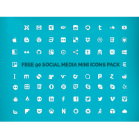 Free Social Media Mini Icons Pack
