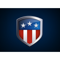 American Flag Shield Icon