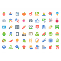 100 Free Cosmo Color Vector Icons