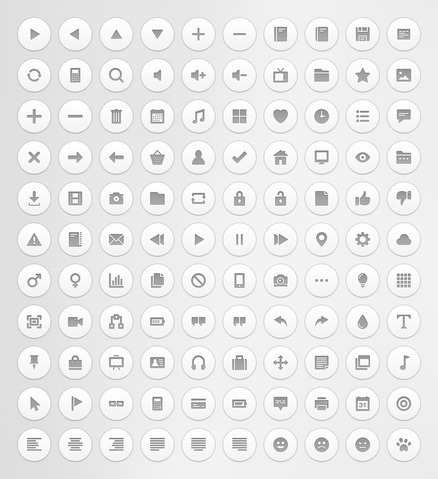 Free Flat Icons For Webmasters