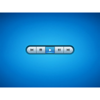Blue Media Player Interface