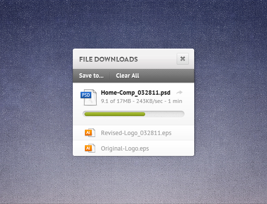 File Download Widget