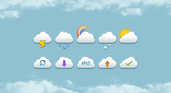 Clouds Icon Set