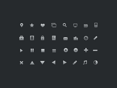 Small 16px Icons By Pranav