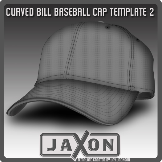 Curved Bill Baseball Template By JayJaxon