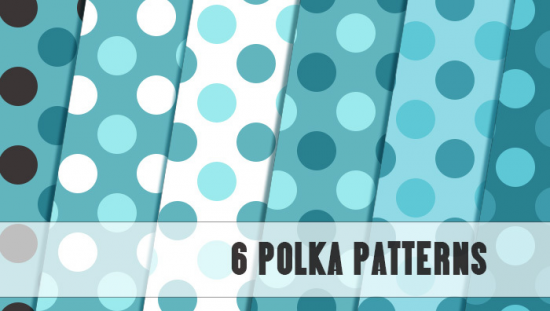 6 Polka Patterns By Maja