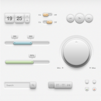 Light User Interface Kit By Piotr Kwiatkowski
