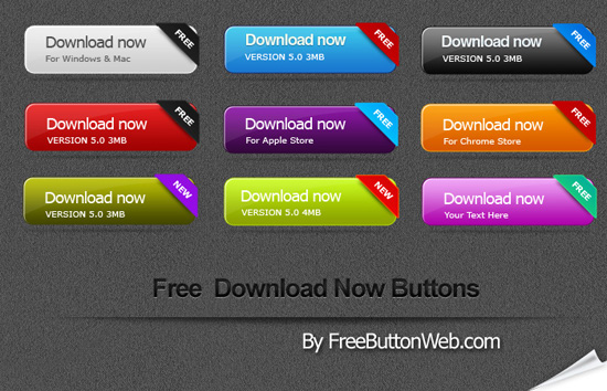 Free PSD Download Now Button