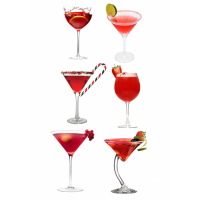 Red Cocktails PSD