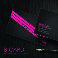 Business Card Pink