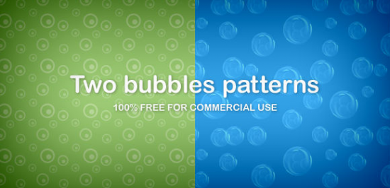 Two Bubbles Patterns Free PNG