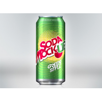 Soda Can Mock-Up Template