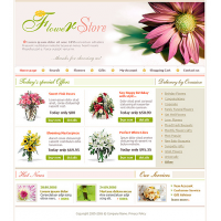 Flowers Website Template