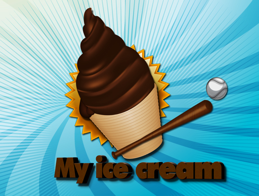 Ice Cream And Baseball