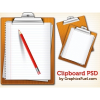 Clipboard PSD & Icons