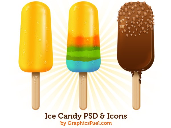 Ice Candy PSD & Icons