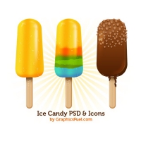Ice Candy PSD & Icons