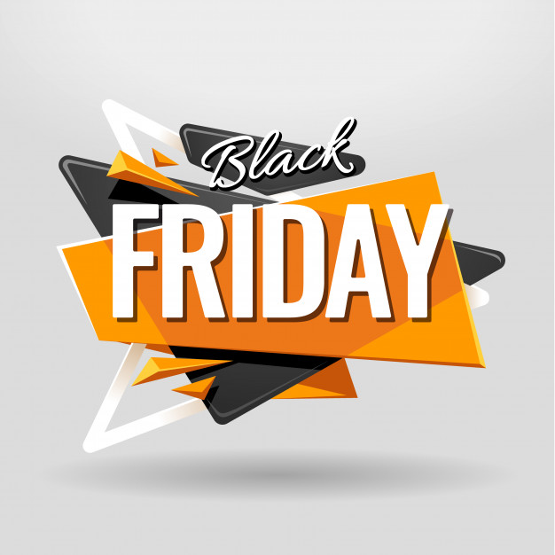 Abstract Black Friday Background 