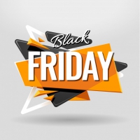 Abstract Black Friday Background 
