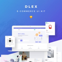 Dlex E-Commerce UI Kit – Free Sample
