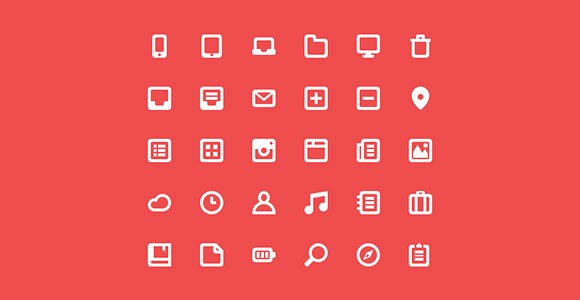 30 New Free PSD Icons