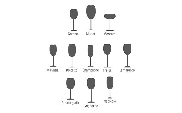 Wine Glasses PSD Icons