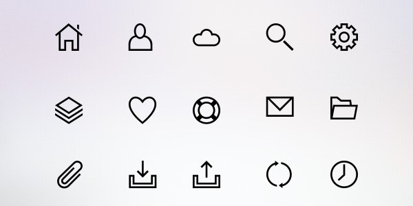 25 Line Icons