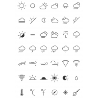 42 Weather Icons