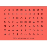 50 Outlined Icons