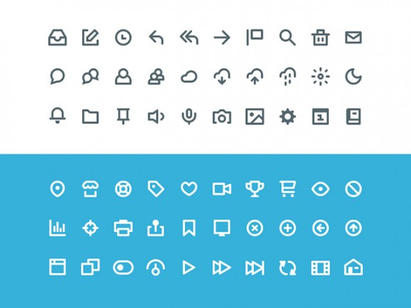 Vicons – 60 Free PSD Icons