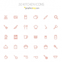 30 Kitchen Icons 