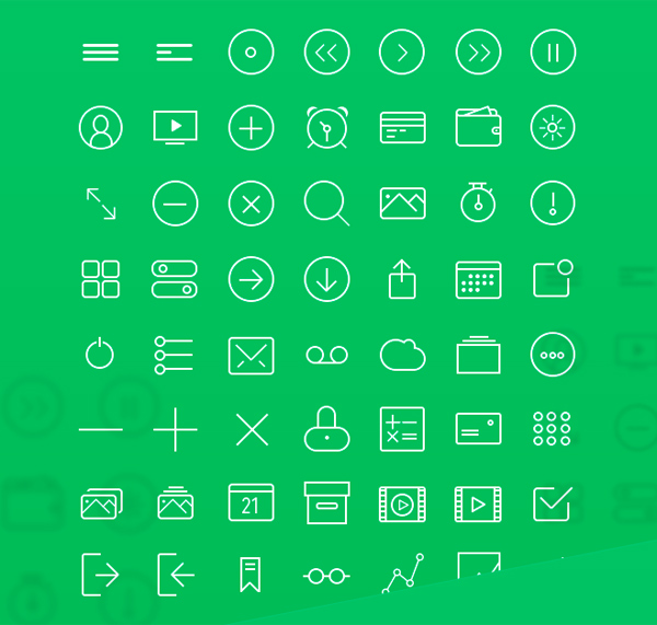 56 FREE Line Icons Download
