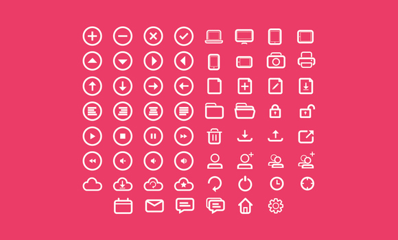 Rounded Icon Set Free Download