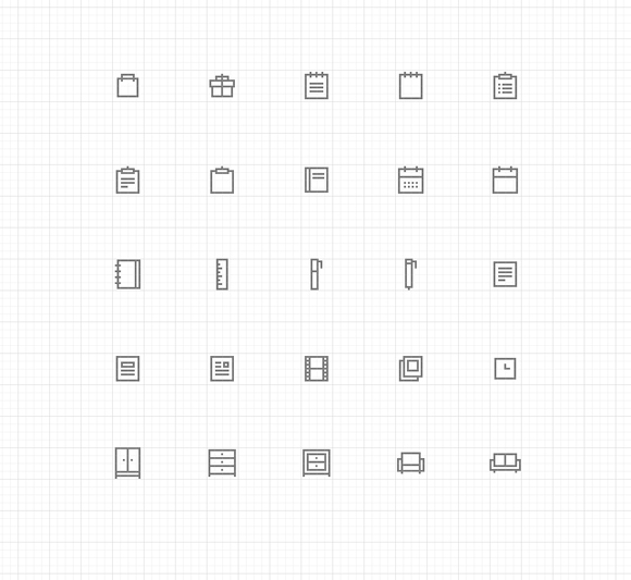 Pixelvicon Icon Set (80 Icons, PSD, PNG, SVG, Webfont)