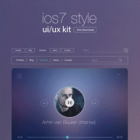 ISO7 Style Ui Kit Free Download