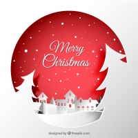 Christmas City Paper Background